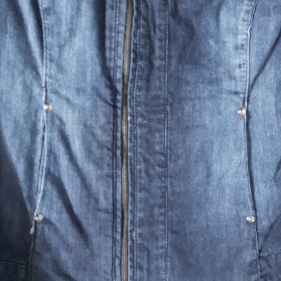 Smart Set Moto Jean Jacket - Picture 4 of 5